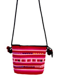 pompom tribal pink bag